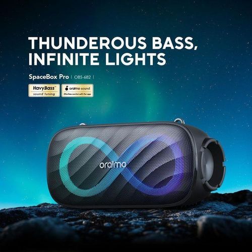 Oraimo  SpaceBox Pro Wireless Speaker Portable 80W Loudness - image 2