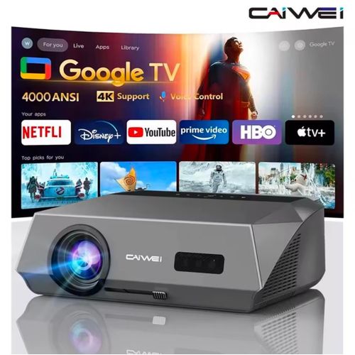 Generic Caiwei A10Q Android 14 WIFI LCD LED Projector 4K Autofocus Outdoor Video - image 2