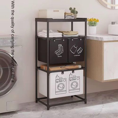 Generic 2 Layers Stylish Laundry Bag - image 2