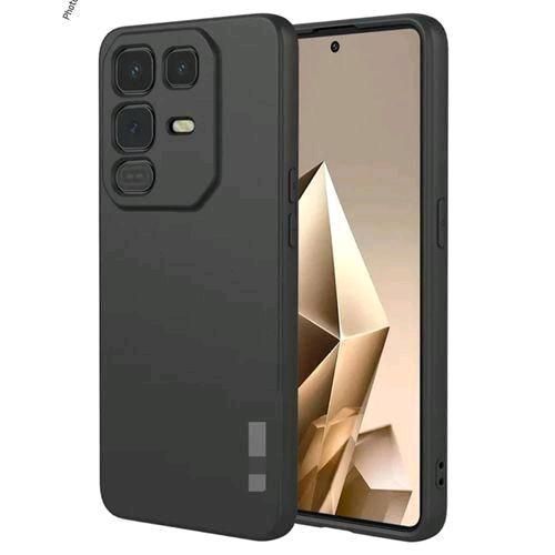 product_image_name-Generic-Infinix Note 50/Note 50 Pro 4G/5G Premium Shock Proof Matte Black Silicone Back Case-1