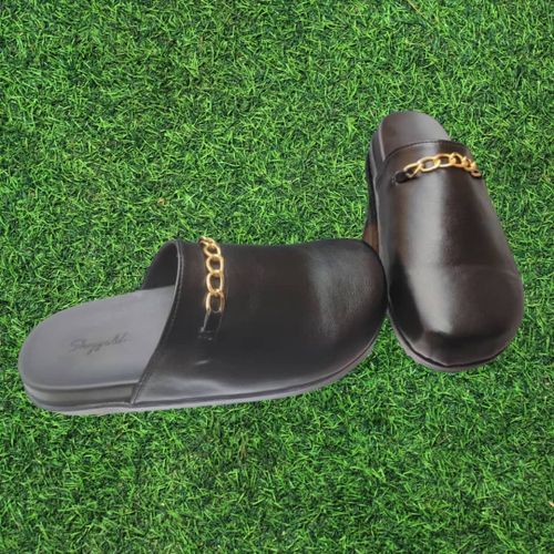 product_image_name-Fashion-Men's Classic Decent Half Shoe Black-1