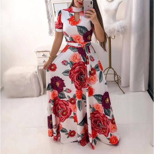 Fashion Ladies Gowns Women Long Gown Office Dresses Female