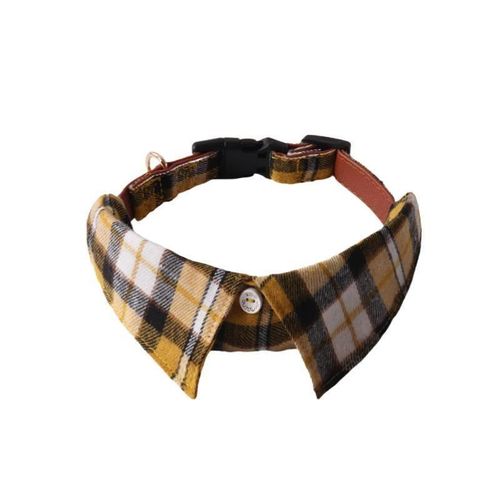 product_image_name-TD-Dog Checked Necktie Kerchief Collar 1.5x24-35cm-1