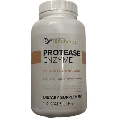 product_image_name-Renu Herbs- Protease Enzymes 120 Capsules Proteolytic Enzymes-1