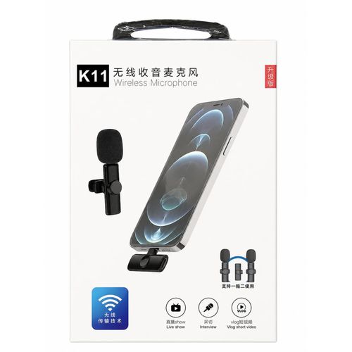 Generic K11 dual Wireless Lapel Microphone
