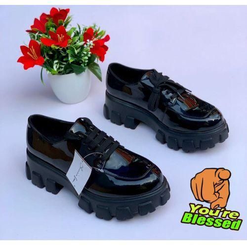 Fashion Quality Female Boot Sneakers. Black