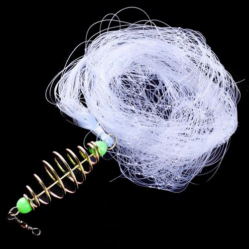 Generic Winter Ice Fishing Net Mesh Luminous Bead Netting Fish Net