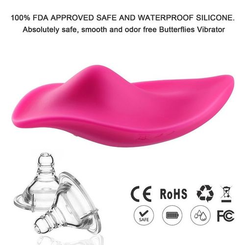 Generic Portable Clitsoral Vibrating Egg Sex-toys Stimulator Invisible  Quiet Panty Vibrator Wireless Remote Control For Women Pink LIG