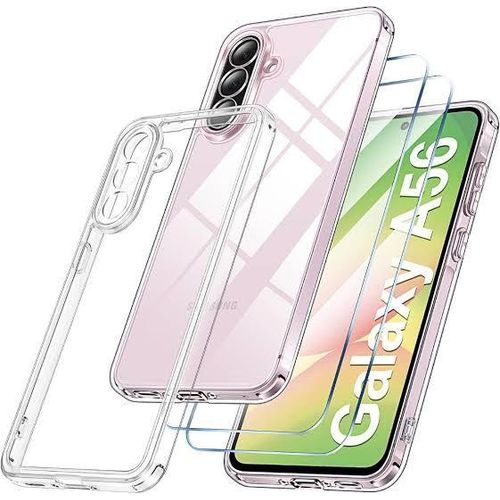 Generic Samsung Galaxy A56 Crystal Clear Case- Silicone Shockproof Phone Cover