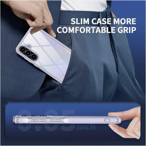 Generic Samsung Galaxy A56 Crystal Clear Case- Silicone Shockproof Phone Cover - image 6