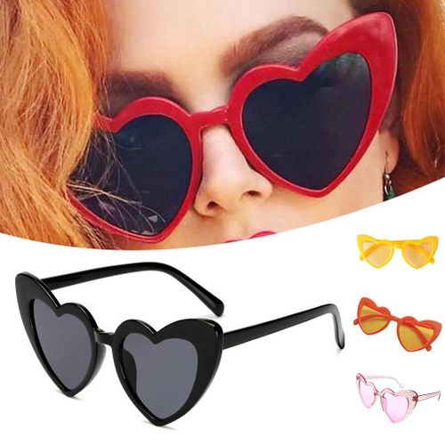Vintage heart shaped sunglasses cheap