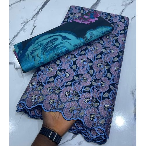 product_image_name-Generic-High Quality Simple Swiss Voile Lace With Stone-1