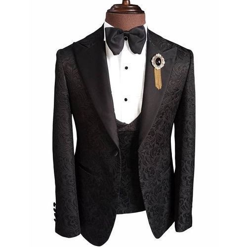 Fashion Men's Three Piece Tuxedo Suit - Black | Jumia Nigeria