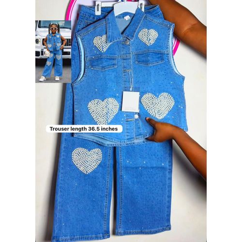 product_image_name-Fashion-Unique luxury dazzling beaded thick jean set-1