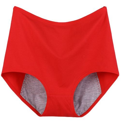 Fashion Women High Waist Menstrual Period Leak Proof Underwear