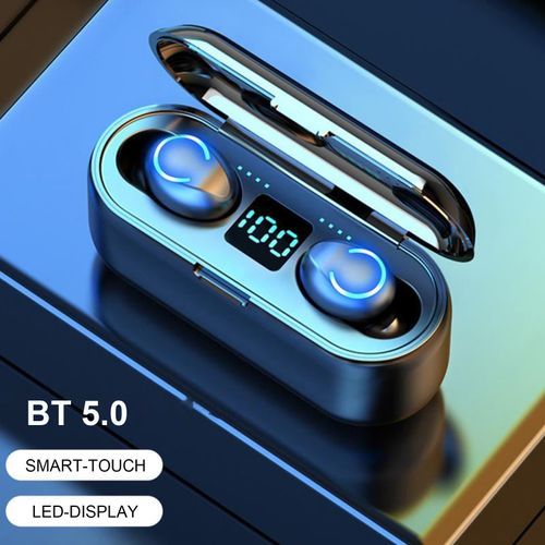 product_image_name-Redmi Earphone-F9 Fingerprint Powerbank Bluetooth Wireless Earphone-2