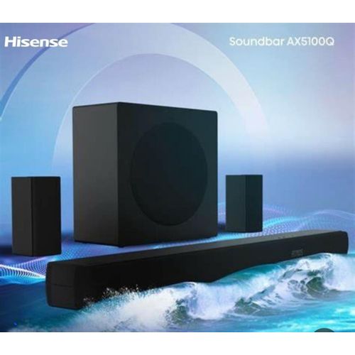 product_image_name-Hisense-AX5100G 5.1ch 580W Soundbar With Wireless Subwoofer-1