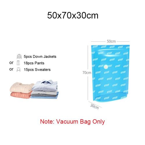 Vacuum Storage Bags,1/5pcs Space Saver Bags Closet Organizers Vacuum Sealer  Bags for Bedding Blankets Clothes Vacuum Seal Bag