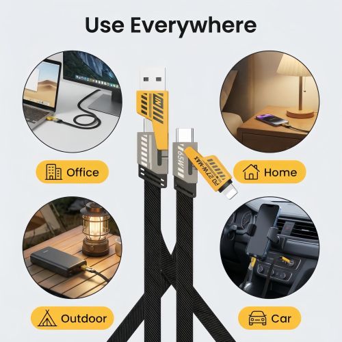 product_image_name-Generic-Multi Charging Cable 4 in 1 – Fast Charger for All Phones, Type-C, iPhone, Android-7