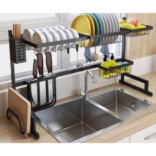 Generic Stainless Steel Over Sink Kitchen Stand Drying Plate Rack Jumia Nigeria