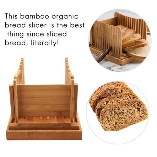 Adjustable bread slicing guide 2nd generation