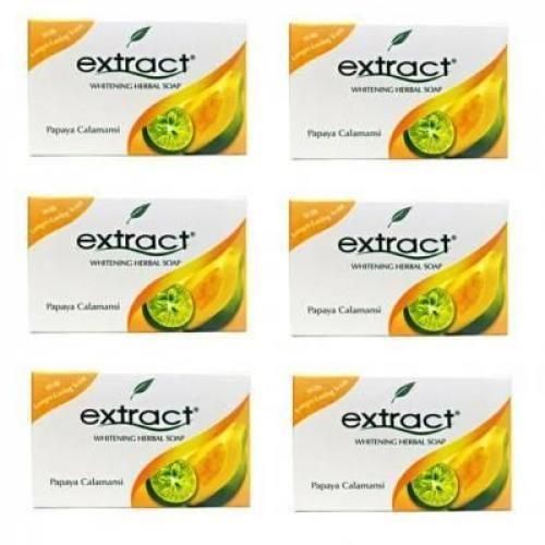 product_image_name-Extract- White-ning Herbal Soap With Papaya Calamansi 125g -4