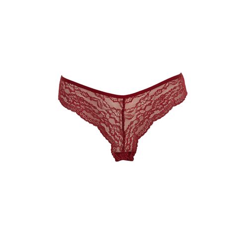 Defacto Women- Brazillian Underwear Slip-Ruby Red