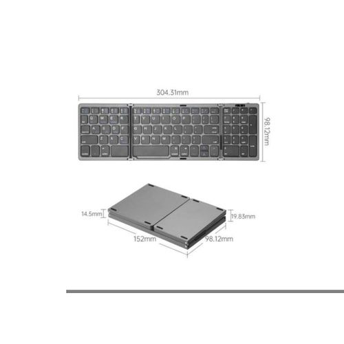 product_image_name-Generic-B089 Portable Foldable Wireless Bluetooth Keyboard-3
