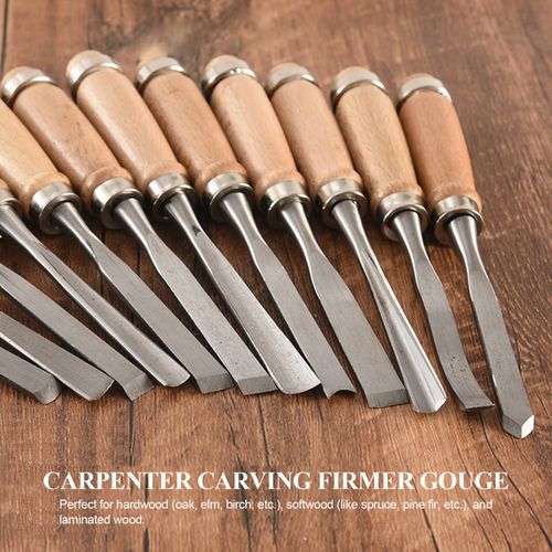 Generic 12PCS Wood Chisel Sets With Cases Professional Wood Carving
