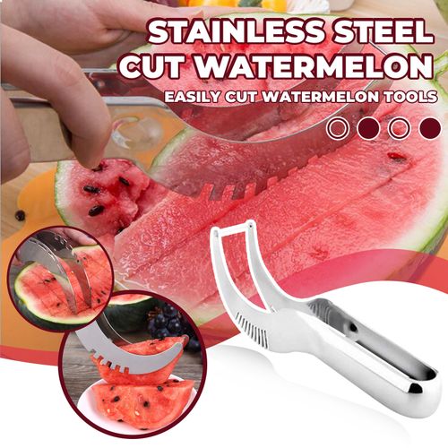 Stainless Steel Watermelon Slicer Cutter Knife Fruit Tools Kitchen Gadgets