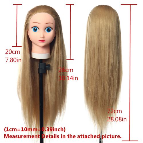 Doll Head Model with Table Clamp Multi Purpose Cartoon for