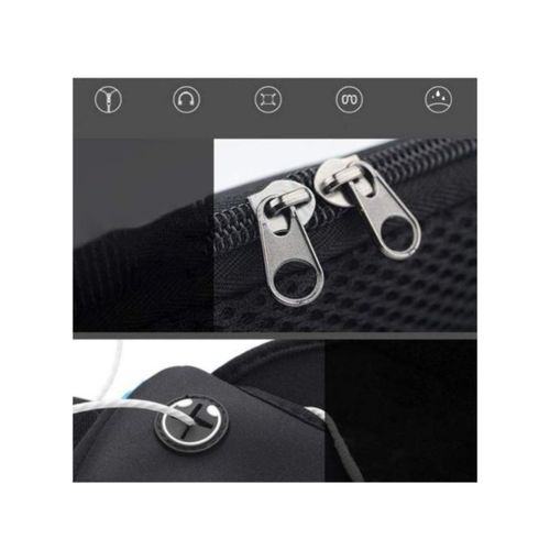 product_image_name-Generic-Sports Waist Waterproof Belt Bag For Running Phone Packet Portable Waist Bag Fitness Accessories - Red-2