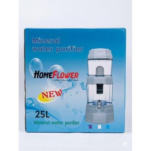 Homeflower 25L Mineral Water Purifier & Dispenser – Multi-Stage Ceramic Filter, Non-Electric