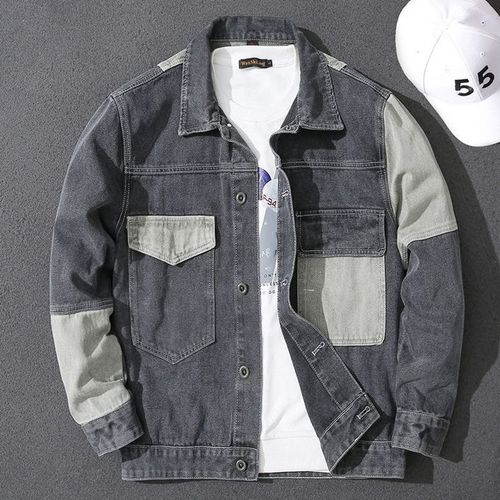 product_image_name-Fashion-Men's Casual Button Down Denim Jacket Classic Jean Coat-1