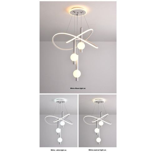 product_image_name-Generic-Dropping Light, Chandelier Light Ceiling Light for Living Room, Ultra Bright Light Chandelier Light Pendant Ceiling Lamp for Bed Room, Kitchen Light, 3 Color Bright Light Chandelier Roof Drop Light, Luxury Chandeliers for Home Decor-3