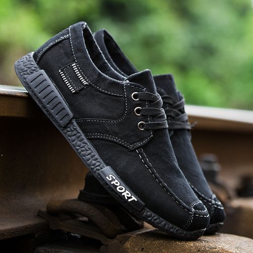 Denim casual loafers hot sale