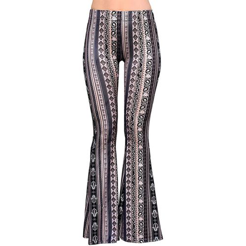 Fashion Women Bell Bottom Leggings Sexy Flare Pants Gypsy Comfy