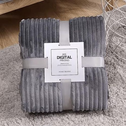 product_image_name-Generic-Fleece Throw Blanket - Large 180x200cm Super Soft Warm Duvet-1