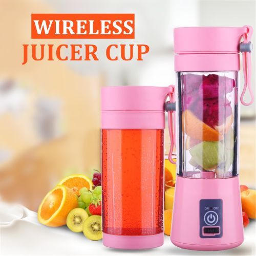 Fruit Juicer Portable Cordless USB Electric Handheld Smoothie