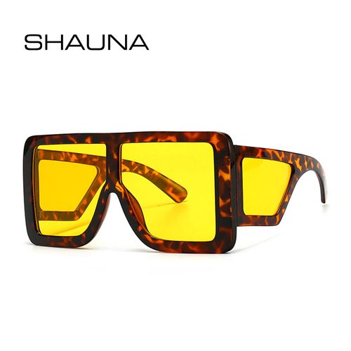 Higodoy Plastic Oversized Women Sunglasses Square Brand Designer Big Frame  Sunglasses For Female UV400 | Wish