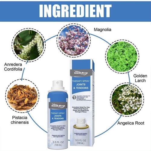 product_image_name-SOUTH MOON-Joint & Tendons Pain Relief Spray, Promote Healing Reduce Inflammation Improve Flexibility 100ml Joint Pain Spray For Elbows For Arthritis - Restorative Joint & Tissue Support Liquid Joint Therapy Spray-5