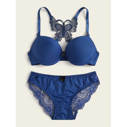 Butterfly Front Open T-shirt Bra Butterfly Back Front Open Pushup Bra for  Women – Basic Lingerie