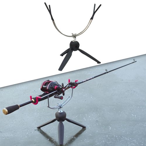 Generic Ice Fishing Rod Tripod Small Triangle Bracket Ground Rod