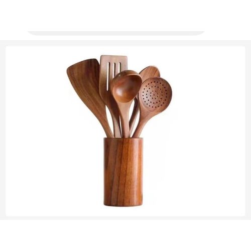 Generic Wooden kitchenware set