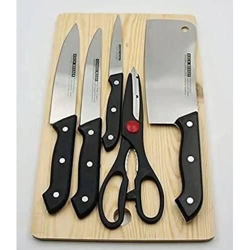 Generic Sets Of Kitchen Knives With Chopping Board - image 3
