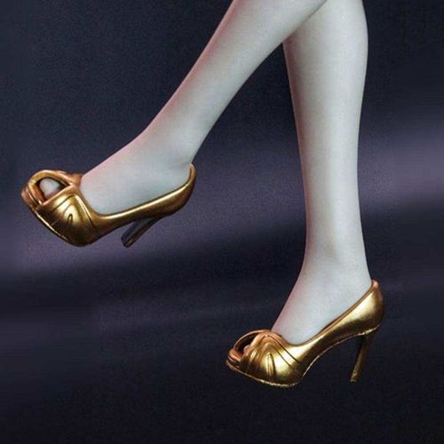 1/6 Womans Fashion High Heel Pump for 12inch Figures Black - Walmart.com