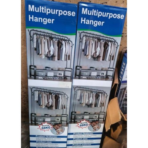 product_image_name-Generic-Multipurpose clothes hanger/rack with wheels. -2