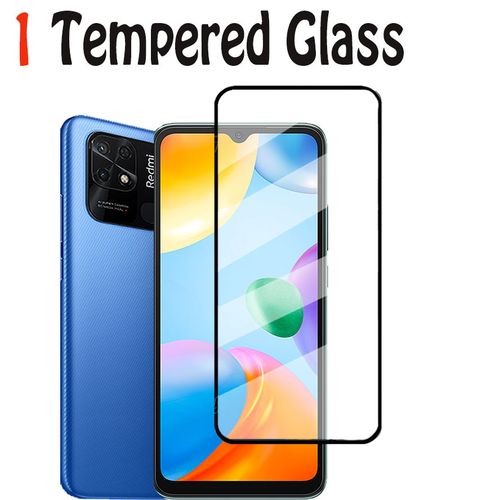 Generic (1 Tempered Glass)1-4 PCS Tempered Glass Redmi 10C Screen Protector  Redmi 10 C NFC Xioami Redmi Note 11 Pro Camera Film Redmi10C Cristal  Templado For Xiaomi 11T 12T Pro Protective Glass