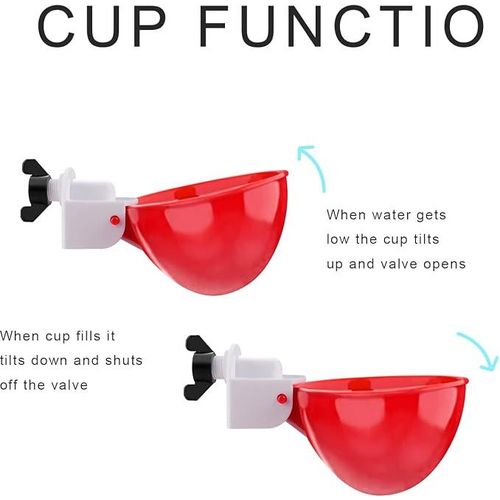 Generic Chicken Water Cups 10pcs Automatic Chicken Water Feeder，Equipped with a drill bit - image 4