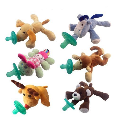 Plush Toy Giraffe Soother Cute